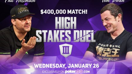 Phil Hellmuth vence Tom Dwan no Round 3 do High Stakes Duel