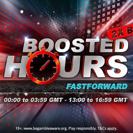 partypoker distribui o dobro de pontos de cashback na nova Boosted Hours