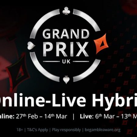 Grand Prix UK Online-Live Hybrid do partypoker tem US$ 625.000 garantidos