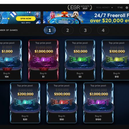 888poker oferece prêmio de até US$ 1 milhão no Blast com buy-in de $1, saiba mais