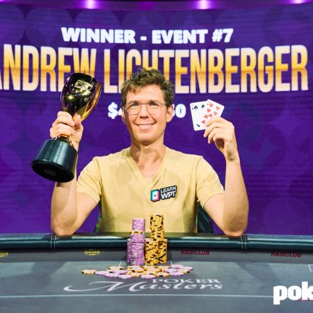 Andrew Lichtenberger é campeão do Evento #07 da Poker Masters e lenda de apostas esportivas vence o $25K PLO