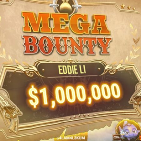 Jogador chinês ganha bounty jackpot de US$ 1 milhão no GGPoker