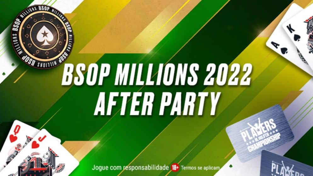 BSOP Millions 2022 After Party é exclusivo para brasileiros e tem Platinum Pass de US$ 30 mil por apenas $1,10