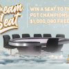 PokerGO vai premiar três assinantes com vagas para freeroll com US$ 1 milhão em prêmios na Dream Seat