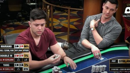 Assista: Cooler de AA vs KK vs KK gera pote de US$ 778 mil