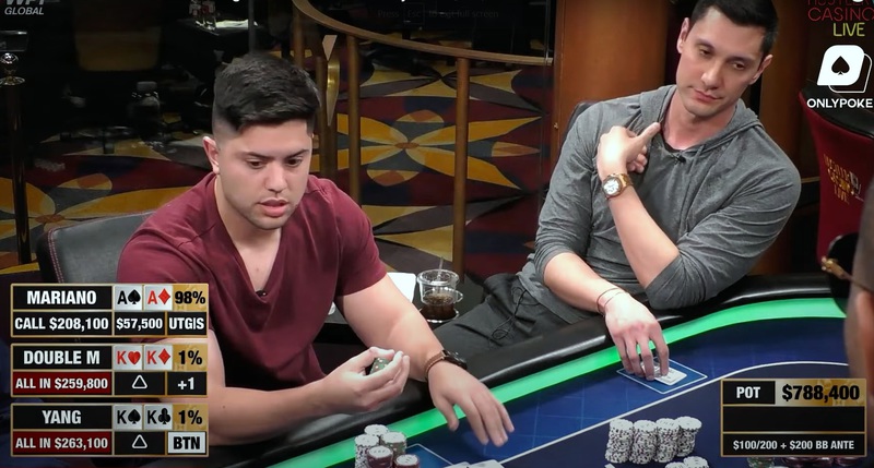 Assista: Cooler de AA vs KK vs KK gera pote de US$ 778 mil