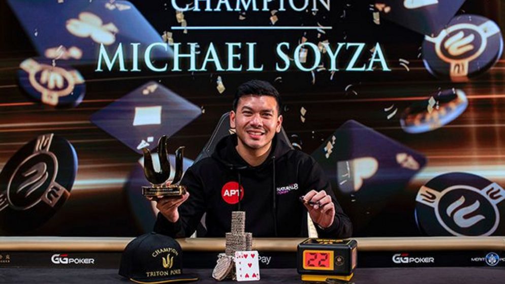 Michael Soyza embolsa US$ 1.735.000 com vitória no Triton Super High Roller Series