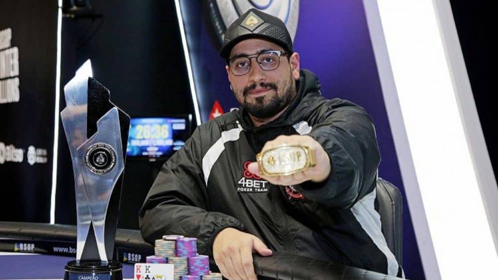 Felipe Sena vence o Main Event do BSOP Winter Millions