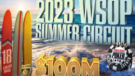 WSOP Summer Circuit na GGPoker tem US$ 100 milhões GTD e 18 anéis
