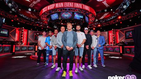 Adam Walton é chip leader na mesa final do Main Event da WSOP 2023