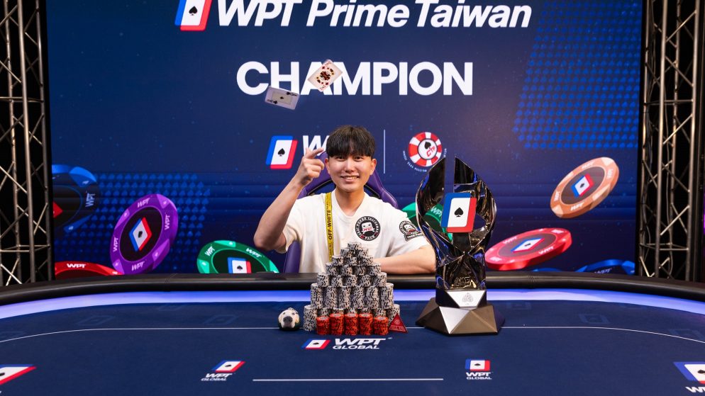 Seonguk Huh vence o WPT Prime Taiwan