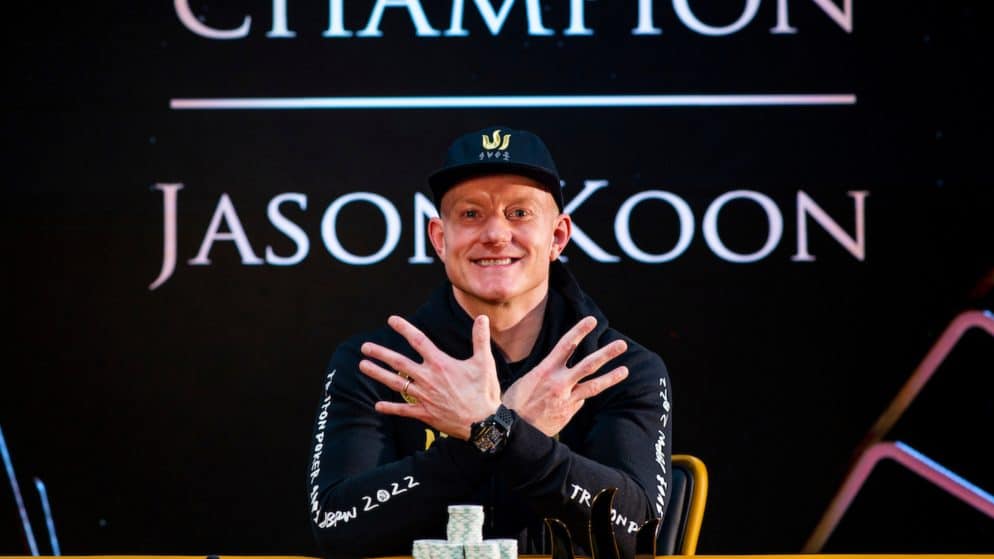 Jason Koon bate Rodrigo Selouan e é campeão do Evento #6 da Triton Londres; brasileiro puxa US$ 1 milhão