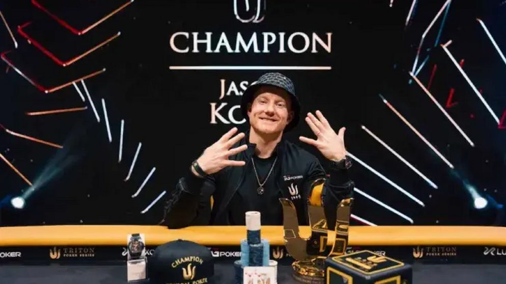 Jason Koon ganha pela nona vez na Triton Londres