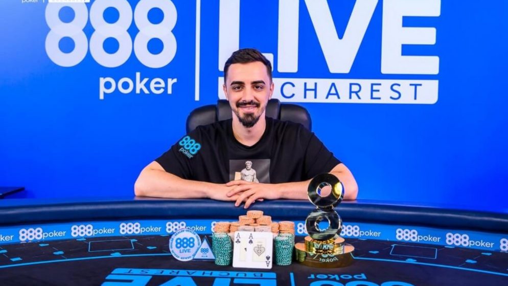 Viorel Gavrila é campeão do Main Event do 888poker LIVE Bucharest