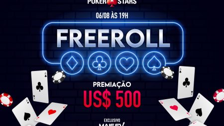 Domingo tem novo freeroll de US$ 500 exclusivo do MaisEV no PokerStars