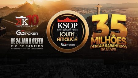 KSOP GGPoker South America é anunciado com R$ 35 milhões garantidos