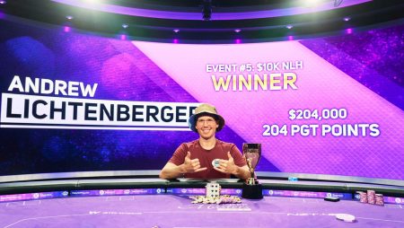 Andrew Lichtenberger comemora aniversário com vitória no Evento #5 do Poker Masters