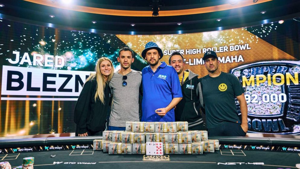 Jared Bleznick é campeão do Super High Roller Bowl PLO e leva US$ 1,2 milhão