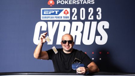 Oleg Semionov é campeão do US$ 10.200 Mystery Bounty do EPT Chipre