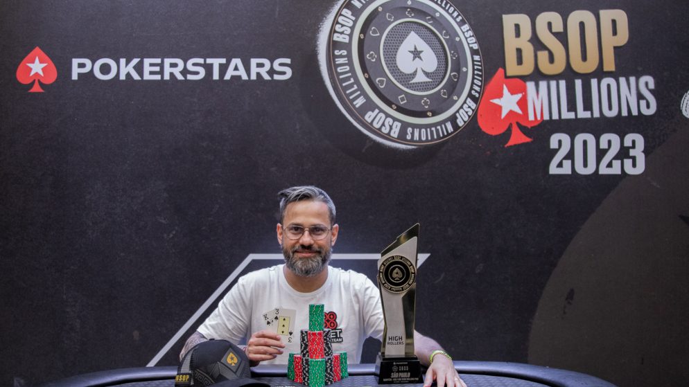 Alex Gelinski é campeão do R$ 10K High Roller PKO do BSOP Millions