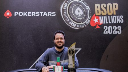 Bernardo Dias é campeão do R$ 10K 2-Day High Roller do BSOP Millions