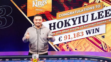 Hokyiu Lee é campeão do Evento #4 da WSOP Europa