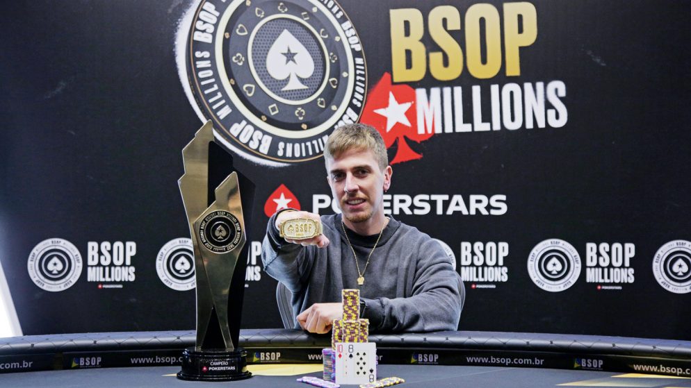 Uruguaio Matias Scaffo é campeão do Main Event do BSOP Millions