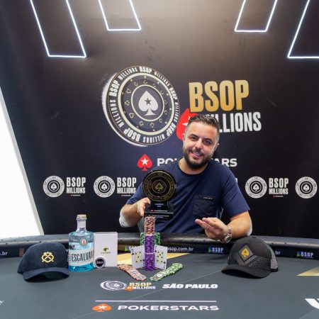 Rafael Mota é campeão do R$ 25K Torneio dos Empresários do BSOP Millions