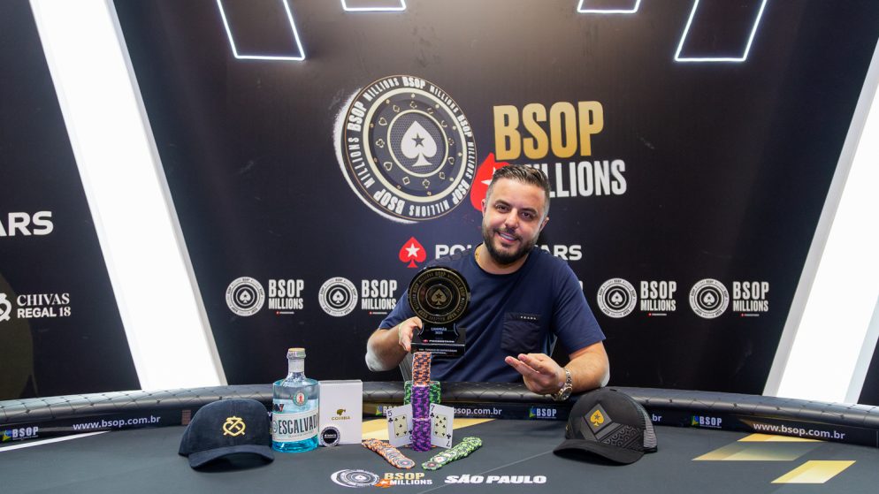 Rafael Mota é campeão do R$ 25K Torneio dos Empresários do BSOP Millions