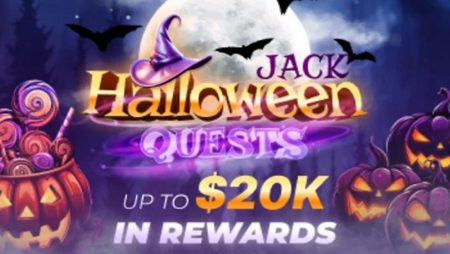 Concorra a recompensas de US$ 20 mil com as Haloween Quests do JackPoker