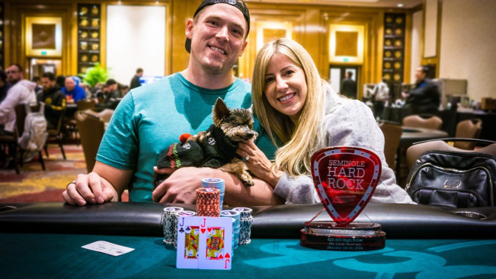 Acompanhado de cachorro aniversariante, Alex Foxen vence US$ 25K High Roller do LHPO