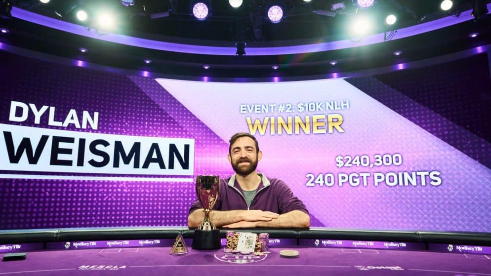 Dylan Weisman é campeão do PokerGO Cup #2
