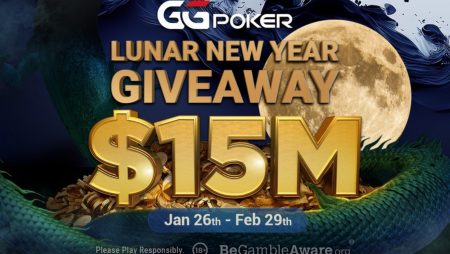 Lunar New Year Giveaway no GGPoker distribui US$ 15 milhões em prêmios