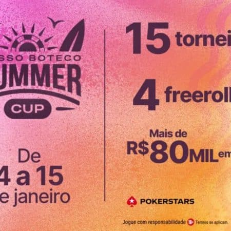 Summer Cup do Nosso Boteco começa amanhã nas mesas do PokerStars