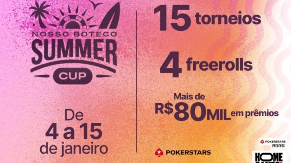 Summer Cup do Nosso Boteco começa amanhã nas mesas do PokerStars