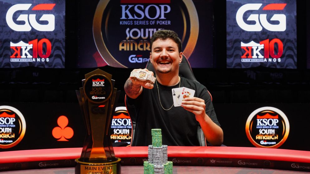 Bernardo Sette crava Main Event do KSOP GGPoker South America