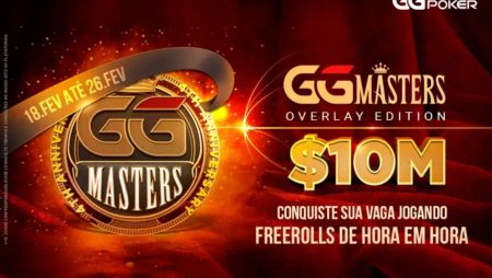 GGMasters Overlay Edition começa neste domingo; freerolls de hora em hora dão vagas