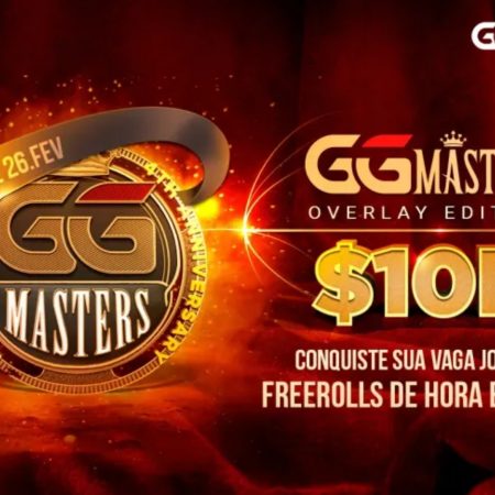 GGMasters Overlay Edition começa neste domingo; freerolls de hora em hora dão vagas