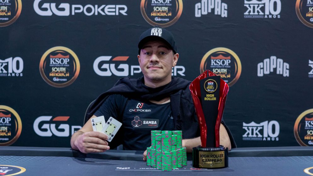 Saymon Dias é campeão do R$ 10K High Roller da KSOP GGPoker