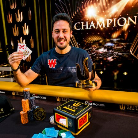 Adrian Mateos vence o US$ 30K NLH da Triton Series Jeju em FT com Ivey e Patrik Antonious