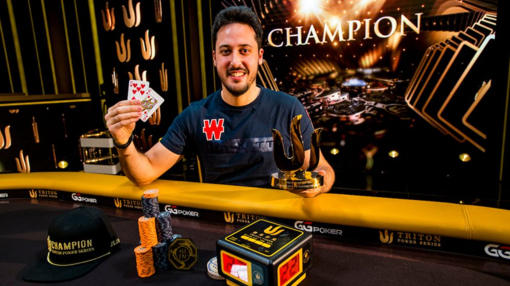 Adrian Mateos vence o US$ 30K NLH da Triton Series Jeju em FT com Ivey e Patrik Antonious