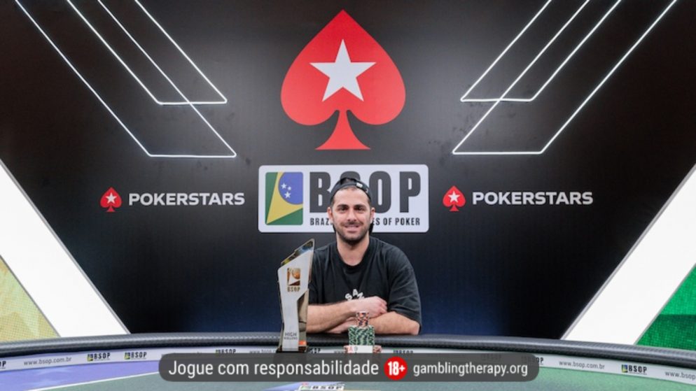 Cipriota Andreas Tomazou bate Dan Almeida e é campeão do R$ 25K High Roller Championship do BSOP São Paulo