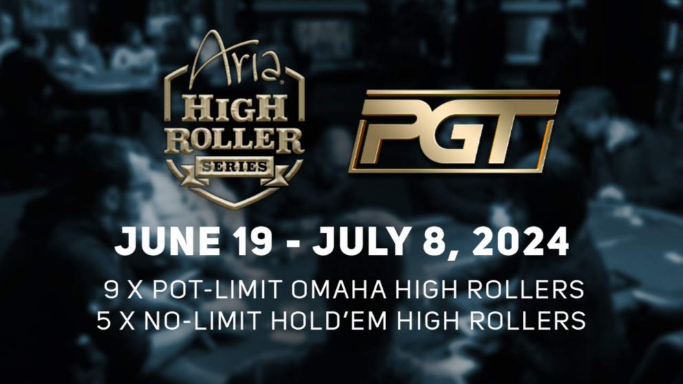 PGT divulga datas do Aria High Roller Series