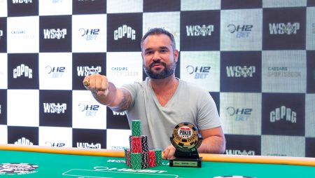 Ariel Bahia é campeão do R$ 10K 2-Day High Roller da WSOP Brazil