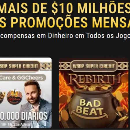 GGPoker tem mais de US$ 10 milhões em prêmios grátis e WSOP Super Circuit em março