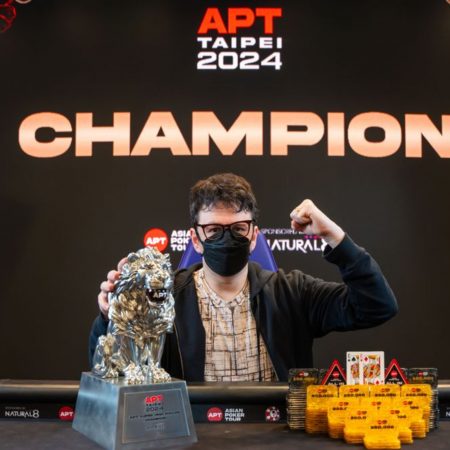 Isaac Haxton leva troféu premiado com título do Super High Roller no APT Taipei