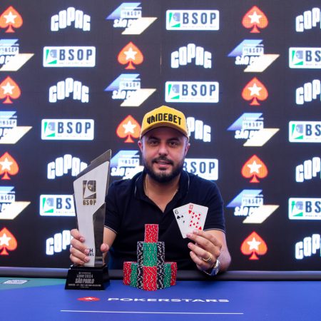 Rafael Mota chega ao bi com título do R$ 10K One-Day High Roller PKO do BSOP São Paulo