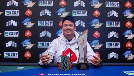 Thiago Tsukamoto bate Leo Rizzo e é campeão do R$ 15K High Roller do BSOP São Paulo