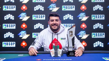 Vinícius Rezende é campeão do 2-Day High Roller PKO do BSOP São Paulo