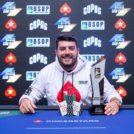 Vinícius Rezende é campeão do 2-Day High Roller PKO do BSOP São Paulo